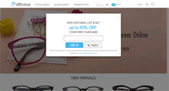 Desktop Screenshot of leoptique.com