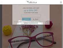 Tablet Screenshot of leoptique.com